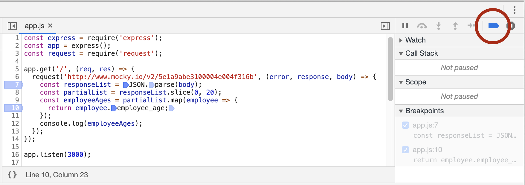 Showcasing the lighter shade with a red arrow over the mentioned button