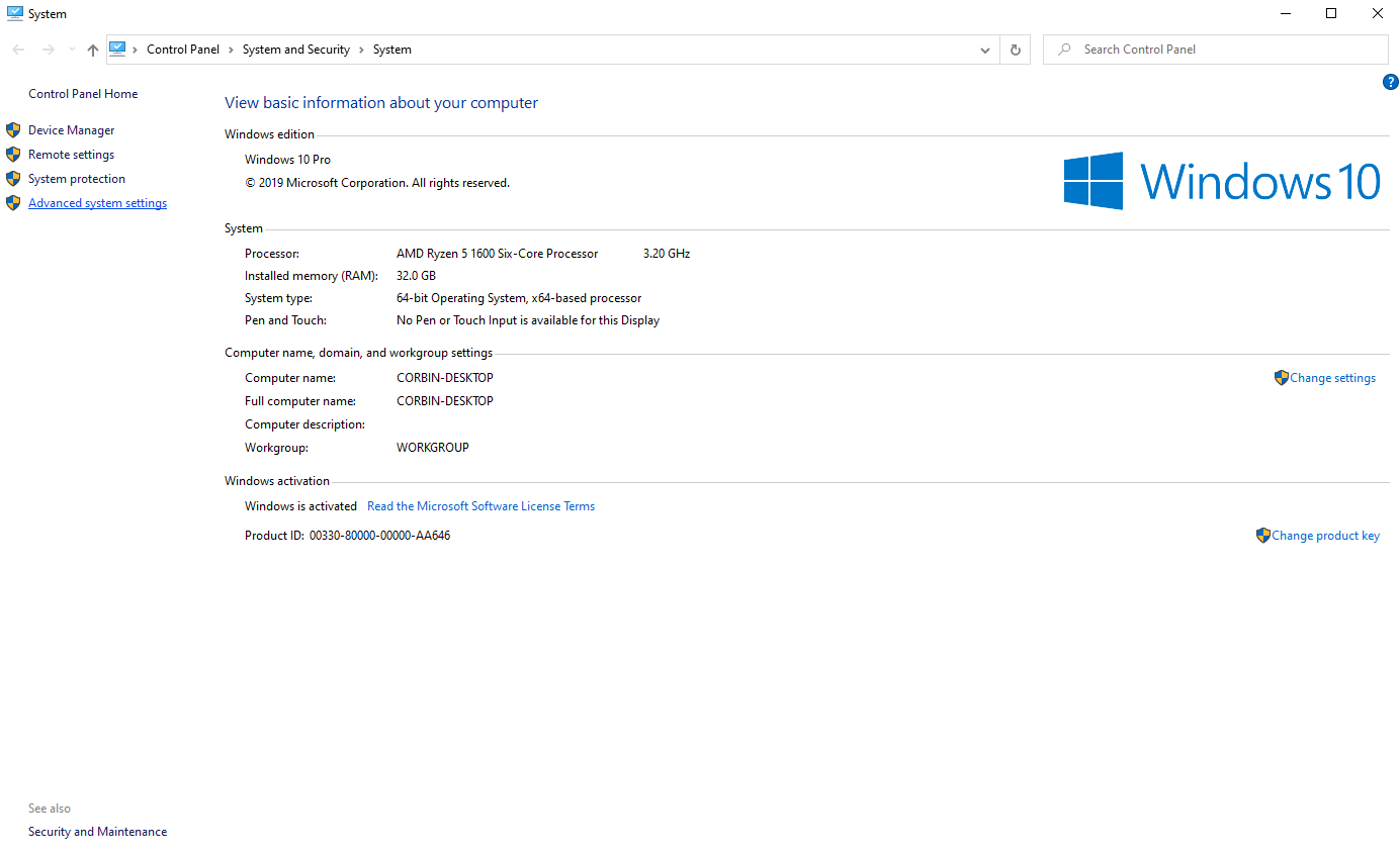 The previously mentioned setting highlighted